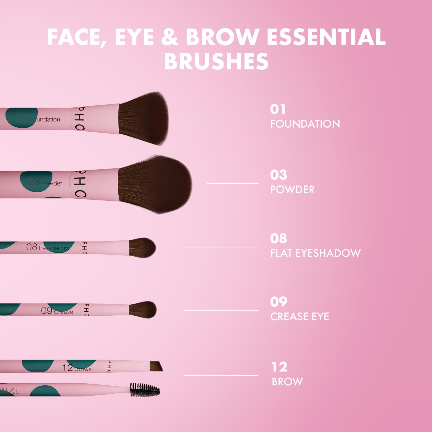 FACE & EYES BRUSH SET (SET DE BROCHAS)